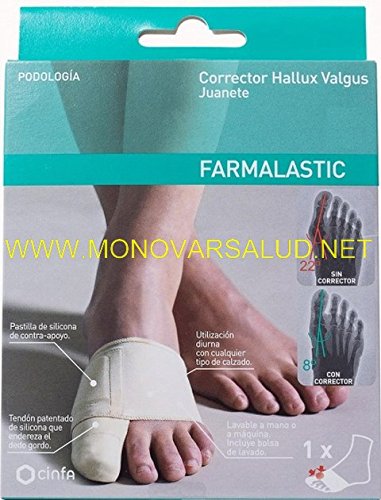 FARMALASTIC Corrector Hallux Valgus Juanete Talla Mediana