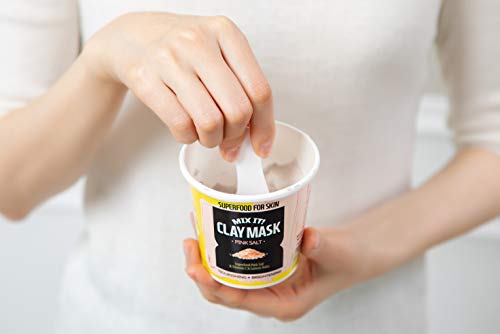 FARMSKIN Súper comida ¡Mézclalo! Mascarilla de arcilla facial Mascarilla de arcilla coco (paquete de 2)