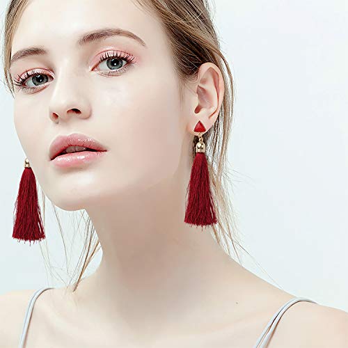 Fascigirl 36 Pares Pendientes Flecos Mujer Pendientes Largos Boho Pendientes Aretes Mujer Pendientes Baratos Pequeños Pendientes Hipoalergenicos Stud Pendientes Set de regalo para mujeres