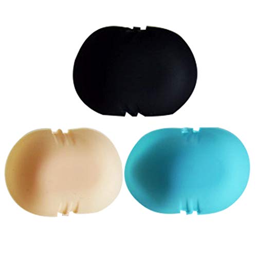 Fascigirl 3PCS Niños Parche ocular Ventosa Gafas de silicona Parche ocular Ambliopía Parche ocular