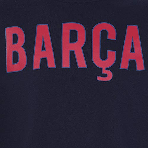FCB FC Barcelona - Sudadera Oficial para Hombre - con el Escudo del Club - XL