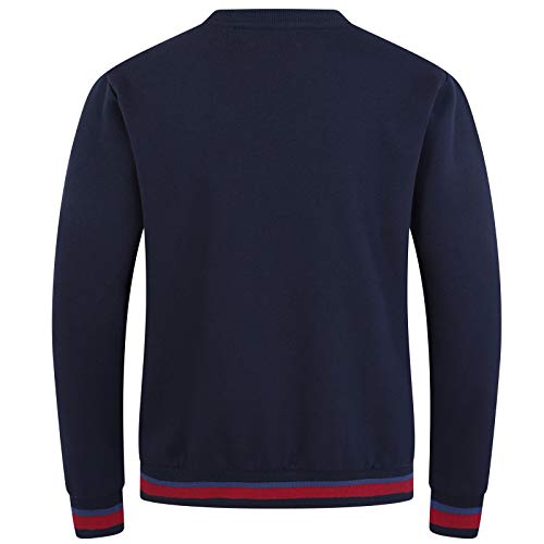 FCB FC Barcelona - Sudadera Oficial para Hombre - con el Escudo del Club - XL