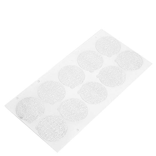 Fdit 500Pcs Cápsulas Taza de película Película sellada Papel de aluminio Cafetera desechable Taza de cápsula Película sellada Tapa autoadhesiva Tapa de cápsula de café Tapas