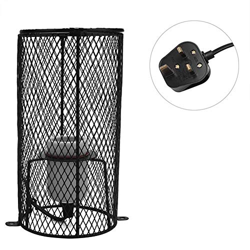 Fdit - Lámpara de calefacción por Infrarrojos para Mascotas (Rayos UV, cerámica, para Reptiles), lámpara de conservación de Calor de Invierno, Suministros para Serpiente, Lagarto, Tortuga Anfibios