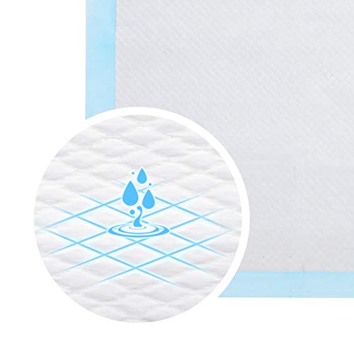 FEANDREA 100 Unidades Empapadores Toallitas Pañales Almohadillas de Entrenamiento para Mascotas Absorbente 90 x 60 cm PTD90B