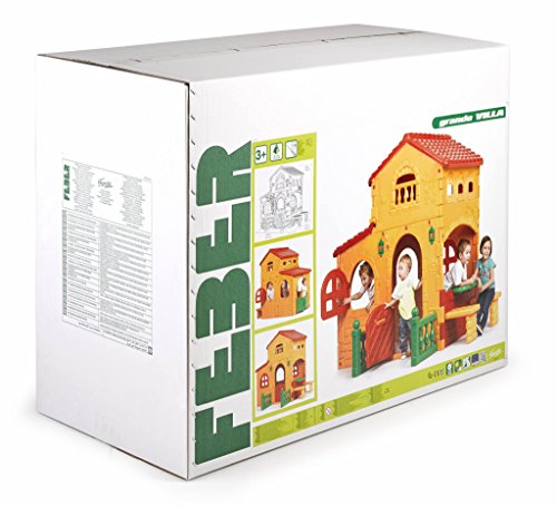 FEBER - Casita infantil para el jardín, Grande Villa (Famosa 800008590)