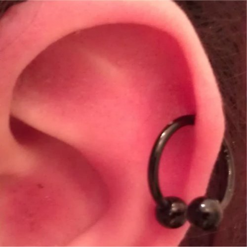 FECTAS 12pcs Nariz Piercing Herradura Anillos Lip Labret Piercing Bar Acero Inoxidable 16 Gauge