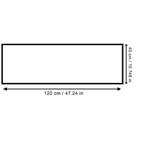 Feeby Cuadro en Lienzo Imagen Impresión Pintura Decoración Canvas de Una Pieza 120x40 cm Puesta del Sol Naturaleza Azul