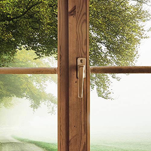 Feeby Cuadro Imagen XXL 3D Ventana Vista Impresión de Arte Paisaje Rústico Verde 120x80 cm