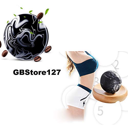 Feeilty Volcánica Arcilla Café Adelgazante Jabón Blanqueador de Piel Cuerpo Transparente Antibacterias Cuidado de Piel