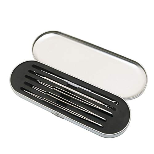 Feita - Juego de herramientas para eliminar puntos negros - Pinzas para acné, granos, etc.