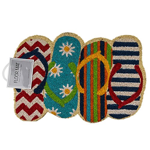 Felpudo – Flip Flop | Felpudo para Puerta | Alfombrilla de Puerta con Diseño | Felpudo Entrada Rango | Regalo para Hombres, Precio en el Mango®