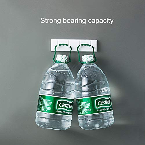 FemKey Perchero de Pared, 4 Piezas Gancho de Pared Plegable, Ganchos Adhesivos para Pared Perchero Autoadhesivo No Perforado, 4 Ganchos Seguidos