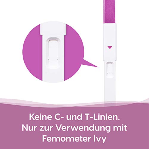 Femometer Prueba Avanzada de Ovulación (6 cuentas) – Recargas para Femometer Ivy – Kit Digital para Predecir la Ovulación, Sensibilidad Superior y Exactitud, 6 Pruebas