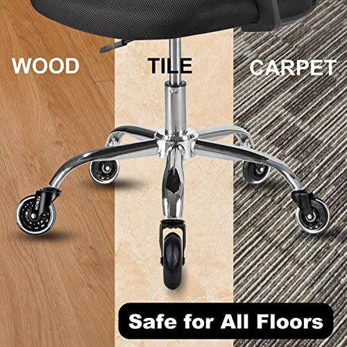 Femor Silla de Oficina giratoria (5Pcs Ruedas para Sillas de Oficina)