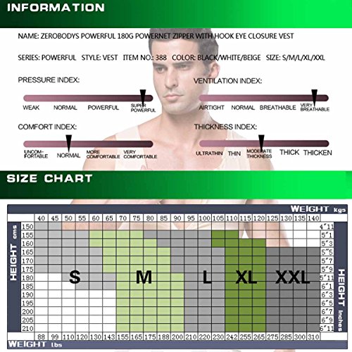 FEOYA - Chaleco Interior con Faja Abdominal Reductora para Hombre Suave Transpirable Quemagrasas Apto para Boda Fiesta Body Shaper for Man - Color de Piel - L