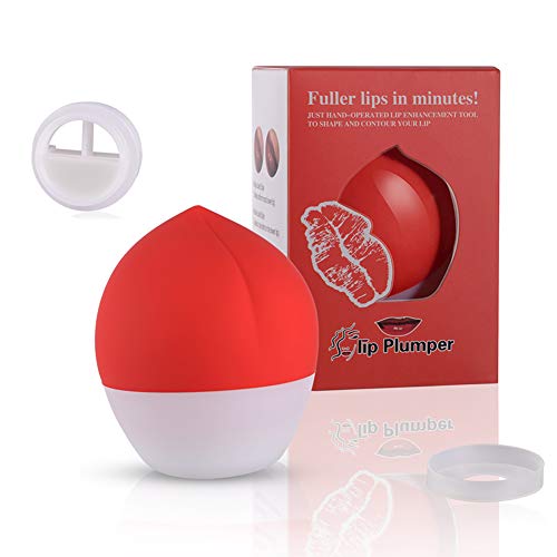 FERNIDA FER-TZ002 Labios Plumpers Herramienta para el cuidado de los labios, más gruesos, Bombas de boca más gruesas y rápidas, dispositivo más grande, melocotón, , , Rojo, 1 uds. por paquete, ]