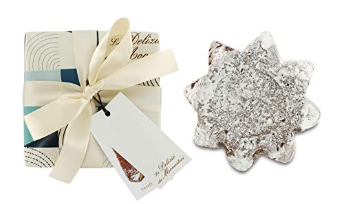 Ferrari & Arrighetti Pandoro clásico horneado en Milán, Receta Tradicional de Verona, 1 kg