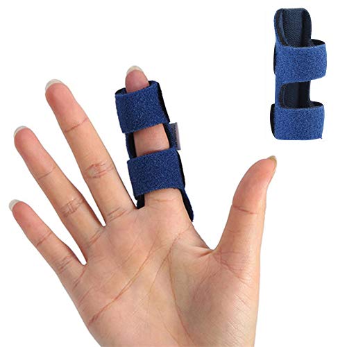 Férula para Dedos,Correa de Fijación Ajustable con Soporte De Aluminio Incorporado Para Liberar el Tendón del Dedo y Aliviar el Dolor
