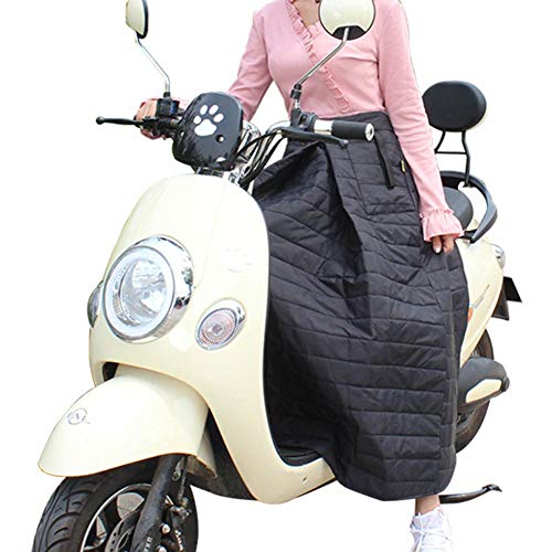 fervory Cubrepiernas para Scooter Invierno Riding Falda de algodón a Prueba de Viento Rodilla Cintura Pierna Cubierta Impermeable Moto eléctrica Cubierta a Prueba de Viento