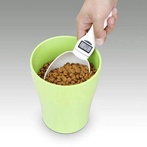 Fesjoy Cuchara Medidora Digital con Pantalla LED,Desmontable Portátil Medidores Cuchara Para Medir Ingredientes Secos y Líquidos de la Cocina o Agua de Alimentos de Mascotas
