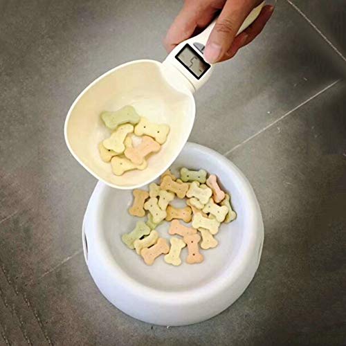 Fesjoy Cuchara Medidora Digital con Pantalla LED,Desmontable Portátil Medidores Cuchara Para Medir Ingredientes Secos y Líquidos de la Cocina o Agua de Alimentos de Mascotas