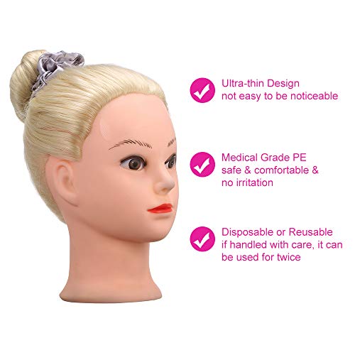 Fesjoy Parches faciales Almohadillas de eliminación de arrugas en la frente 80PCS Parches de arrugas en la frente Tratamiento antiarrugas Reutilizable y adhesivo Alisado Parches de arrugas para la fre