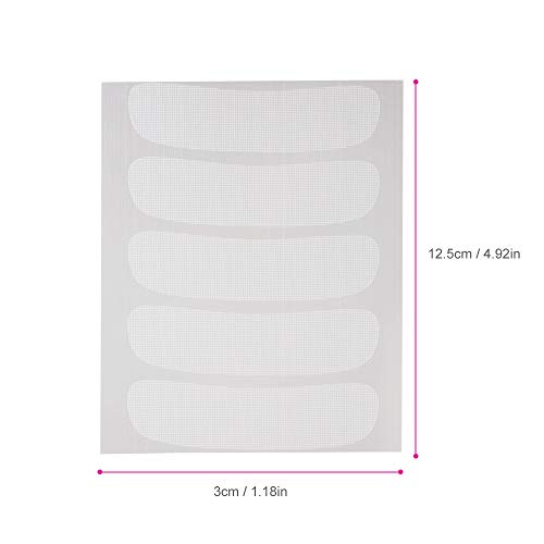 Fesjoy Parches faciales Almohadillas de eliminación de arrugas en la frente 80PCS Parches de arrugas en la frente Tratamiento antiarrugas Reutilizable y adhesivo Alisado Parches de arrugas para la fre