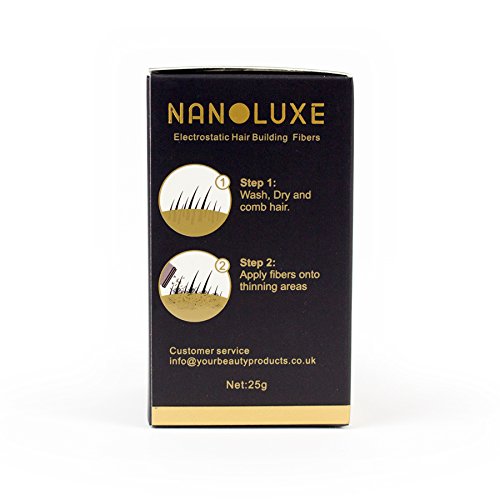 Fibras Capilares NanoLuxe Color Negro 25 gr