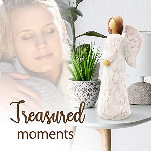 Figura de Ángel de la Guarda para Mujer - Tallada a Mano con Caja de Regalo, Figura Coleccionable, Regalo Alentador, Regalo para Mostrar Amor, Aprecio, Gratitud, Duelo, Amistad y Oración