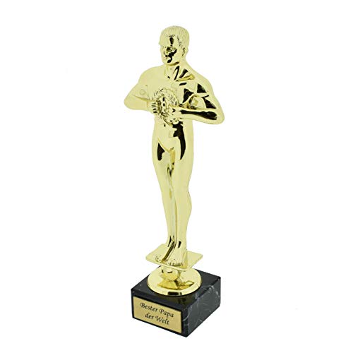 Figura de ganador de Creofant con base de mármol con grabado · Trofeo mejor papá · trofeo como regalo y trofeo · Figura de premio · Regalos Papa · Regalo para padre