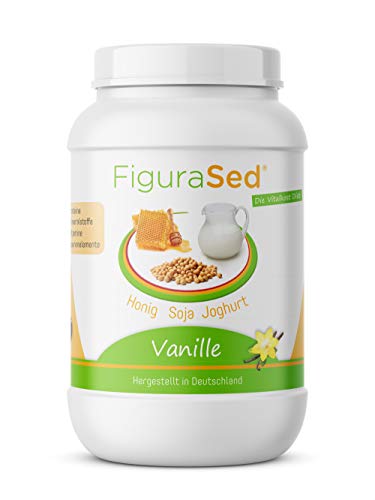 FiguraSed | miel – soja – yogur | vainilla – sustituto de la comida | batidos de proteínas | 500 g | Desarrollado por médicos y expertos en nutrición de VITACONCEPT