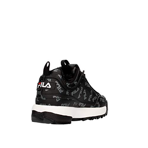 FILA Disruptor Logo Low WMN Zapatillas Moda Mujeres Negro - 41 - Zapatillas Bajas
