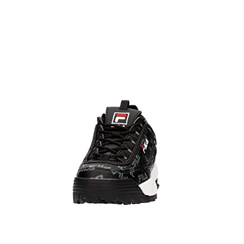 FILA Disruptor Logo Low WMN Zapatillas Moda Mujeres Negro - 41 - Zapatillas Bajas