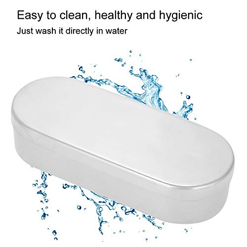 Filfeel Caja de desinfección de aleación de Aluminio Belleza uñas Caja de desinfección pequeña(13X5cm)