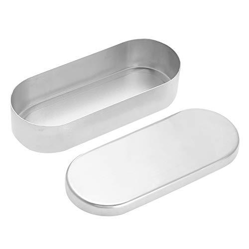 Filfeel Caja de desinfección de aleación de Aluminio Belleza uñas Caja de desinfección pequeña(13X5cm)