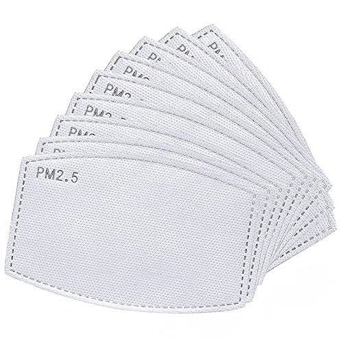 Filtro de carbón activado PM2.5 papel de filtro de carbón activado antineblina con 5 capas precisas(100 unidades)