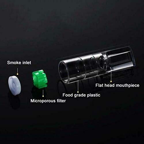 Filtro de cigarrillo desechable, filtros de adicción para dejar de fumar desechables desechables, puntas de filtro anti alquitrán multi-filtrado (2pcs)