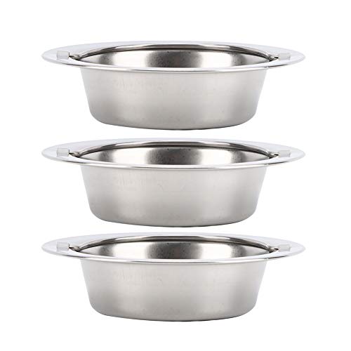 Filtros de Cocina, colador de Cocina, Acero Inoxidable, 3 Piezas, fáciles de Limpiar para Cocina, baño, Inodoro(Small)