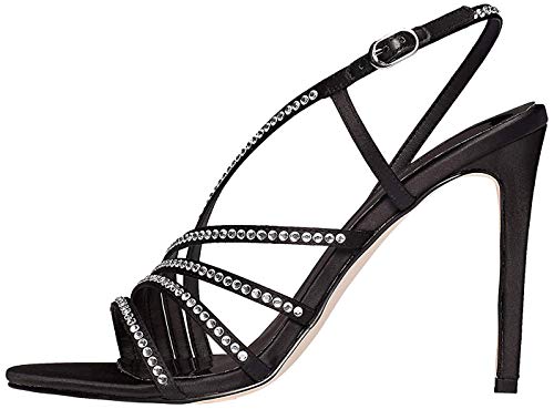 find. Assymetric Sandal Sandalias con Punta Abierta, Negro (Black), 40 EU