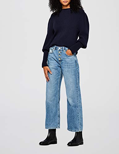 find. Brogue Botines, Negro Black, 39 EU