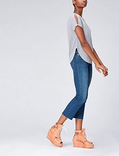 find. Sandalias de Cuña Mujer, Marrón (Nude), 37 EU