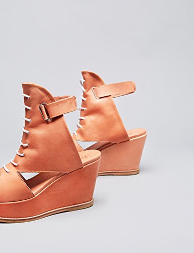 find. Sandalias de Cuña Mujer, Marrón (Nude), 37 EU