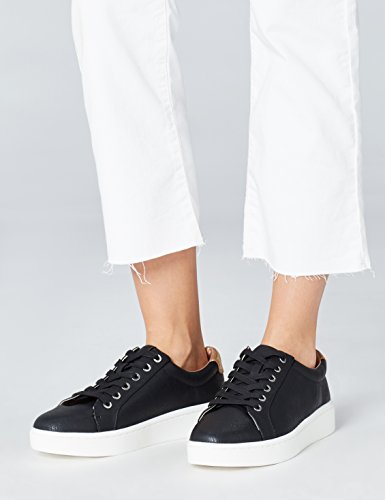 find., Zapatillas de Deporte para Mujer, Negro (Black), 37 EU