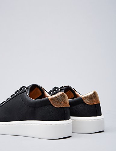 find., Zapatillas de Deporte para Mujer, Negro (Black), 37 EU