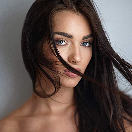 Finrezio 48 Piezas 20g Anillos De Nariz De Acero Quirúrgico Aro Pendientes De Cartílago con Tachuelas Joyería Piercing del Cuerpo 1.5mm 2mm 2.5mm 3mm CZ Plata Aros De 6mm a 12mm