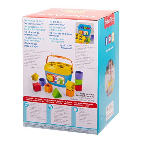 Fisher-Price - Juguete Bloques Construcción para Bebé +6 Meses, colores/modelos Surtido (Mattel FFC84)