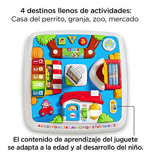 Fisher-Price - Mesa multiaprendizaje bilingüe -juguetes educativos - (Mattel DRH34)