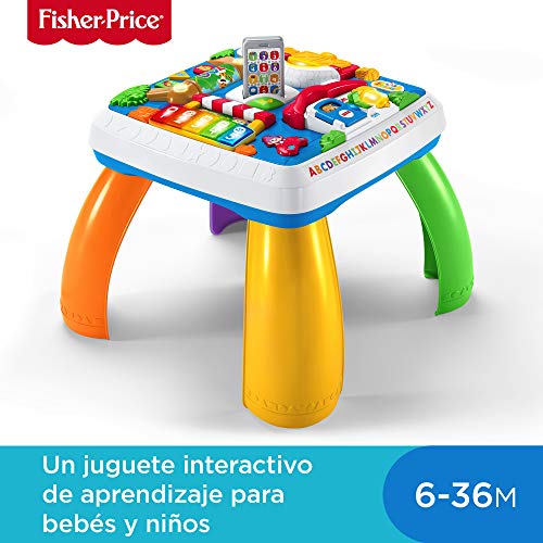 Fisher-Price - Mesa multiaprendizaje bilingüe -juguetes educativos - (Mattel DRH34)