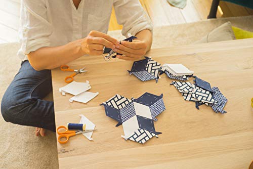 Fiskars Tijeras de costura Micro-Tip, Longitud: 13 cm, para diestros y zurdos, Hoja de acero inoxidable/Mangos de plástico, Naranja, Classic, 1005153